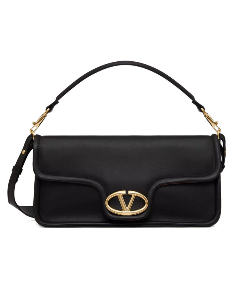 Valentino Vlogo 1960 Nappa Leather Medium Shoulder Bag